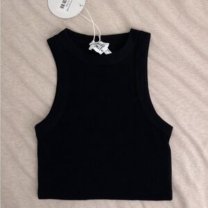 Princess Polly Black Crop top